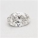 Natural Diamond 1.00 Carats, Oval with  Cut, I Color, SI2 Clarity and Certified by GIA