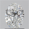 Diamante Natural 1.00 quilates, Ovalado , Color E, claridad SI1 y certificado GIA