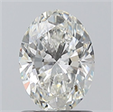 Diamante Natural 1.01 quilates, Ovalado , Color H, claridad VS1 y certificado GIA