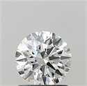 Lab Grown Diamond 1.08 Carats, Round with Ideal Cut, E Color, VS1 Clarity and Certified by IGI