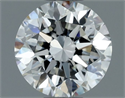 Natural Diamond 0.90 Carats, Round with Excellent Cut, F Color, VS1 Clarity and Certified by IGI