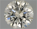 Natural Diamond 0.60 Carats, Round with Excellent Cut, J Color, SI2 Clarity and Certified by IGI
