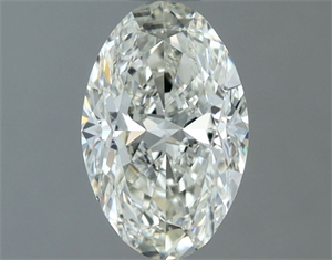 Picture of Natural Diamond 1.00 Carats, Oval with  Cut, I Color, VS2 Clarity and Certified by IGI