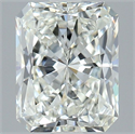 Natural Diamond 1.30 Carats, Radiant with  Cut, I Color, VVS1 Clarity and Certified by GIA