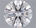 Lab Grown Diamond 2.83 Carats, Round with Ideal Cut, D Color, VS1 Clarity and Certified by IGI