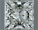 Natural Diamond 1.51 Carats, Princess with  Cut, H Color, VVS2 Clarity and Certified by IGI