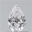 Diamante Natural 0.50 quilates, De pera , Color D, claridad VS1 y certificado GIA
