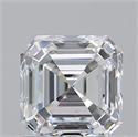 Natural Diamond 1.01 Carats, Asscher with  Cut, E Color, VS2 Clarity and Certified by GIA