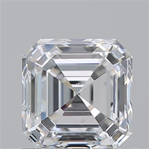 Picture of Natural Diamond 1.01 Carats, Asscher with  Cut, E Color, VS2 Clarity and Certified by GIA