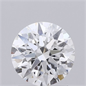 Lab Grown Diamond 1.22 Carats, Round with Ideal Cut, D Color, VVS2 Clarity and Certified by IGI