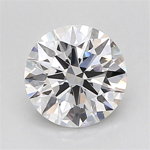 Picture of Lab Grown Diamond 1.03 Carats, Round with Ideal Cut, D Color, VVS2 Clarity and Certified by IGI