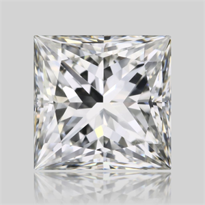 Picture of Natural Diamond 1.01 Carats, Princess with  Cut, H Color, VS2 Clarity and Certified by GIA