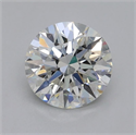 Natural Diamond 0.40 Carats, Round with Excellent Cut, G Color, VVS2 Clarity and Certified by GIA