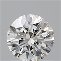 Natural Diamond 0.76 Carats, Round with Excellent Cut, G Color, SI2 Clarity and Certified by GIA