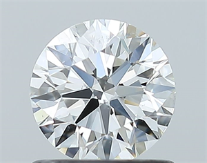 Picture of Natural Diamond 0.81 Carats, Round with Excellent Cut, H Color, SI1 Clarity and Certified by GIA