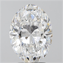 Natural Diamond 3.01 Carats, Oval with  Cut, D Color, SI1 Clarity and Certified by GIA