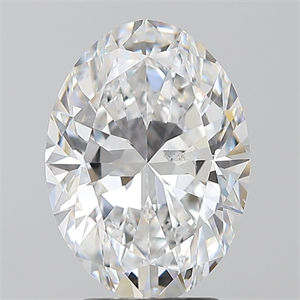 Picture of Natural Diamond 3.01 Carats, Oval with  Cut, D Color, SI1 Clarity and Certified by GIA