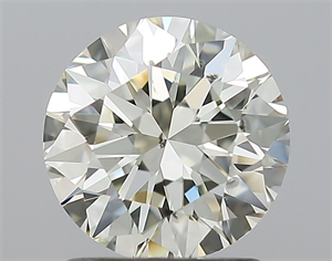 Picture of Natural Diamond 1.51 Carats, Round with Excellent Cut, K Color, SI1 Clarity and Certified by IGI