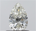 Diamante Natural 0.50 quilates, De pera , Color I, claridad IF y certificado IGI