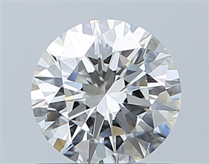 Picture of Natural Diamond 0.70 Carats, Round with Excellent Cut, H Color, SI1 Clarity and Certified by GIA