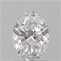 Natural Diamond 1.20 Carats, Oval with  Cut, E Color, SI2 Clarity and Certified by GIA