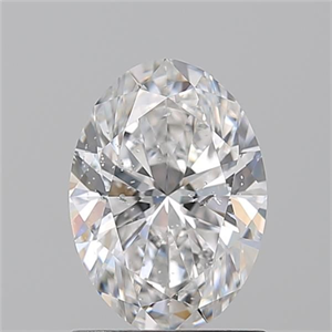 Picture of Natural Diamond 1.20 Carats, Oval with  Cut, E Color, SI2 Clarity and Certified by GIA