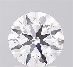 Picture of Lab Grown Diamond 1.51 Carats, Round with Ideal Cut, D Color, VVS2 Clarity and Certified by IGI