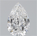 Diamante Natural 0.70 quilates, De pera , Color D, claridad VS1 y certificado GIA