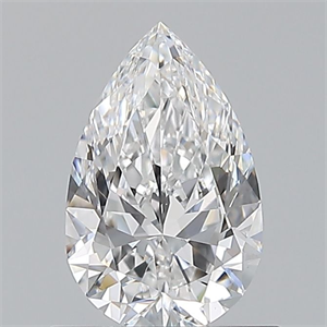 Foto Diamante Natural 0.70 quilates, De pera , Color D, claridad VS1 y certificado GIA de