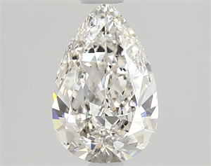 Picture of Natural Diamond 0.72 Carats, Pear with  Cut, H Color, VS2 Clarity and Certified by GIA