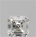 Diamante Natural 1.01 quilates, Asscher , Color I, claridad VVS2 y certificado GIA