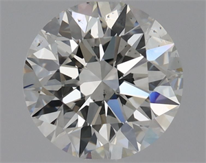 Picture of Natural Diamond 0.70 Carats, Round with Excellent Cut, I Color, VS2 Clarity and Certified by GIA