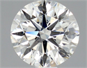 Natural Diamond 0.91 Carats, Round with Excellent Cut, E Color, SI2 Clarity and Certified by GIA