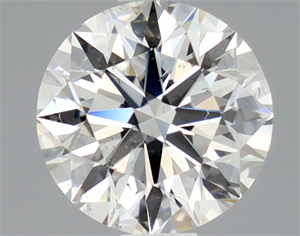 Picture of Natural Diamond 0.91 Carats, Round with Excellent Cut, E Color, SI2 Clarity and Certified by GIA