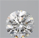 Natural Diamond 0.80 Carats, Round with Excellent Cut, H Color, VVS2 Clarity and Certified by GIA