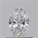 Diamante Natural 0.50 quilates, Ovalado , Color F, claridad VVS2 y certificado GIA