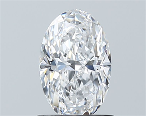 Picture of Natural Diamond 1.01 Carats, Oval with  Cut, D Color, VS1 Clarity and Certified by GIA