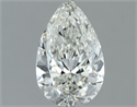 Natural Diamond 1.00 Carats, Pear with  Cut, H Color, VS2 Clarity and Certified by IGI