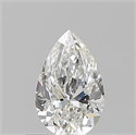 Natural Diamond 0.50 Carats, Pear with  Cut, G Color, VS1 Clarity and Certified by GIA
