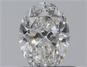 Diamante Natural 0.50 quilates, Ovalado , Color G, claridad SI1 y certificado GIA