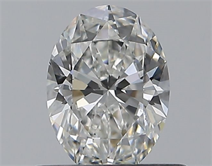 Foto Diamante Natural 0.50 quilates, Ovalado , Color G, claridad SI1 y certificado GIA de