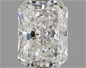 Natural Diamond 0.55 Carats, Radiant with  Cut, G Color, VVS1 Clarity and Certified by GIA