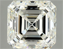 Diamante Natural 3.02 quilates, Asscher , Color J, claridad VVS1 y certificado GIA