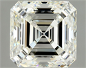 Natural Diamond 3.02 Carats, Asscher with  Cut, J Color, VVS1 Clarity and Certified by GIA
