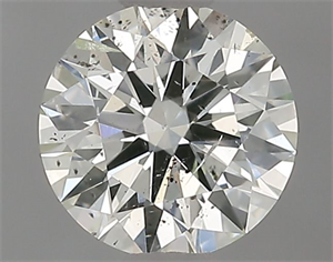 Picture of Natural Diamond 0.44 Carats, Round with Excellent Cut, H Color, SI2 Clarity and Certified by IGI