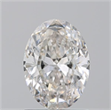 Natural Diamond 1.21 Carats, Oval with  Cut, I Color, SI1 Clarity and Certified by GIA
