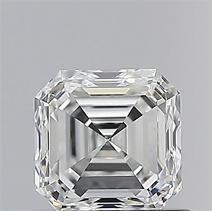 Picture of Natural Diamond 0.70 Carats, Asscher with  Cut, F Color, VVS1 Clarity and Certified by GIA