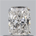 Diamante Natural 0.42 quilates, Radiante , Color F, claridad VVS1 y certificado GIA