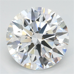 Picture of Lab Grown Diamond 3.31 Carats, Round with Ideal Cut, D Color, VVS1 Clarity and Certified by IGI