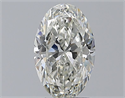 Natural Diamond 1.52 Carats, Oval with  Cut, I Color, SI1 Clarity and Certified by GIA